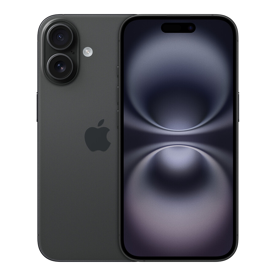 Téléphonie mobile smartphone APPLE iPhone 16 128Go Noir infinytech Réunion 01