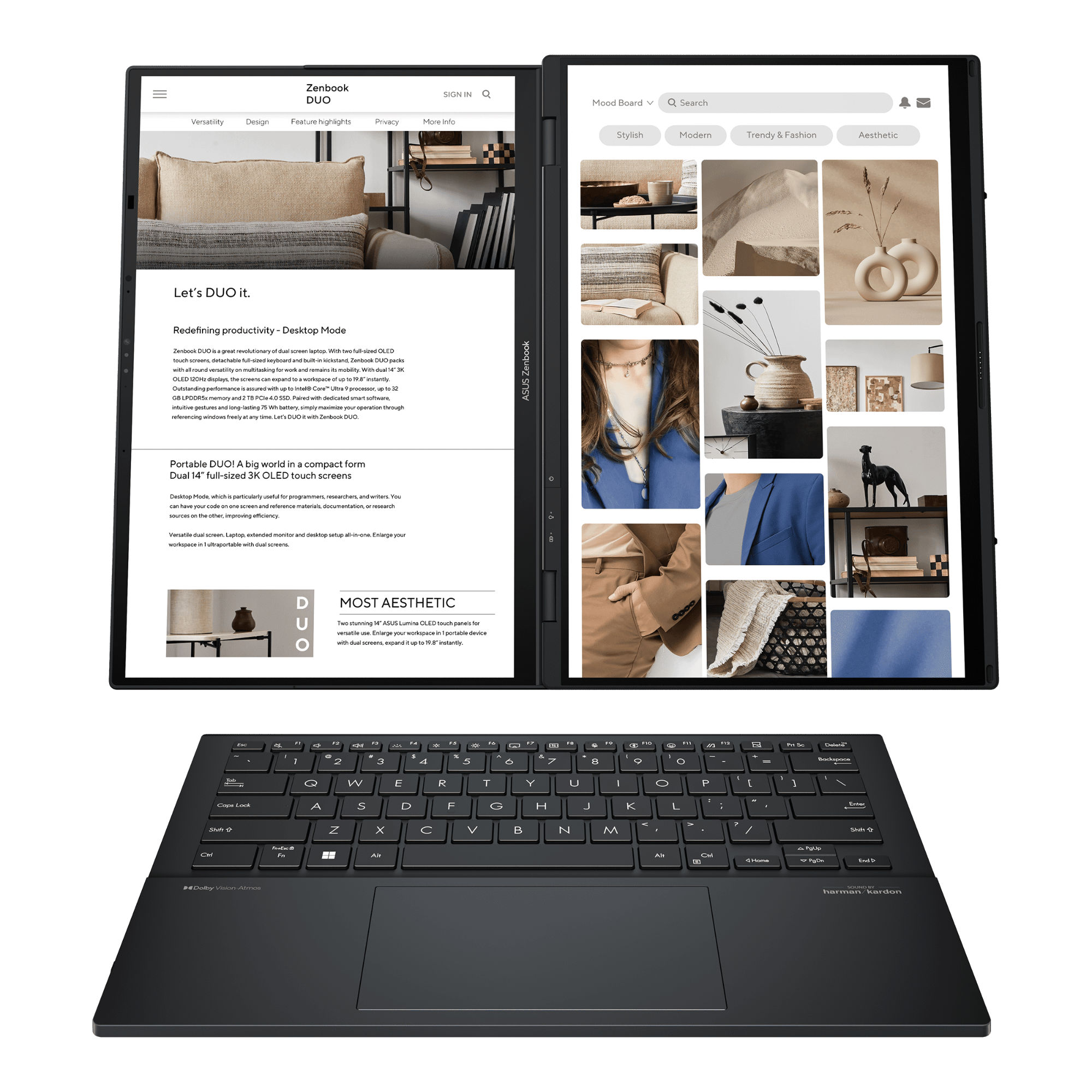 Matériels informatique pc portable ASUS ZenBook Duo UX8406MA-QL357X infinytech Réunion 03