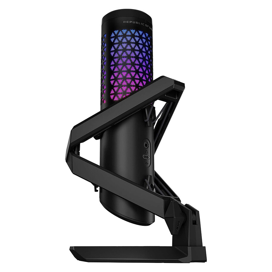 Matériels informatique microphone ROG Carnyx Noir infinytech Réunion 02