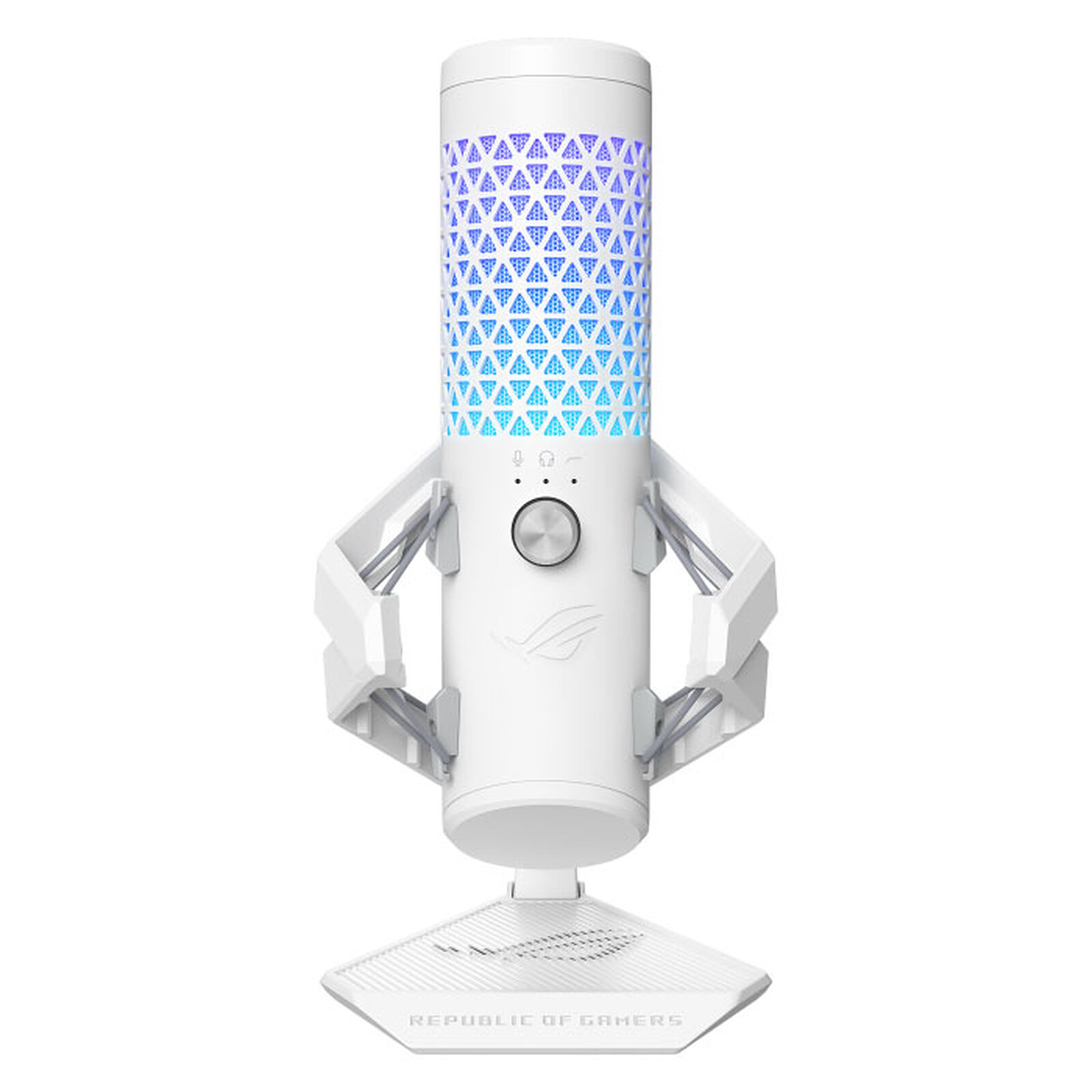 Matériels informatique microphone ROG Carnyx Blanc infinytech Réunion 01
