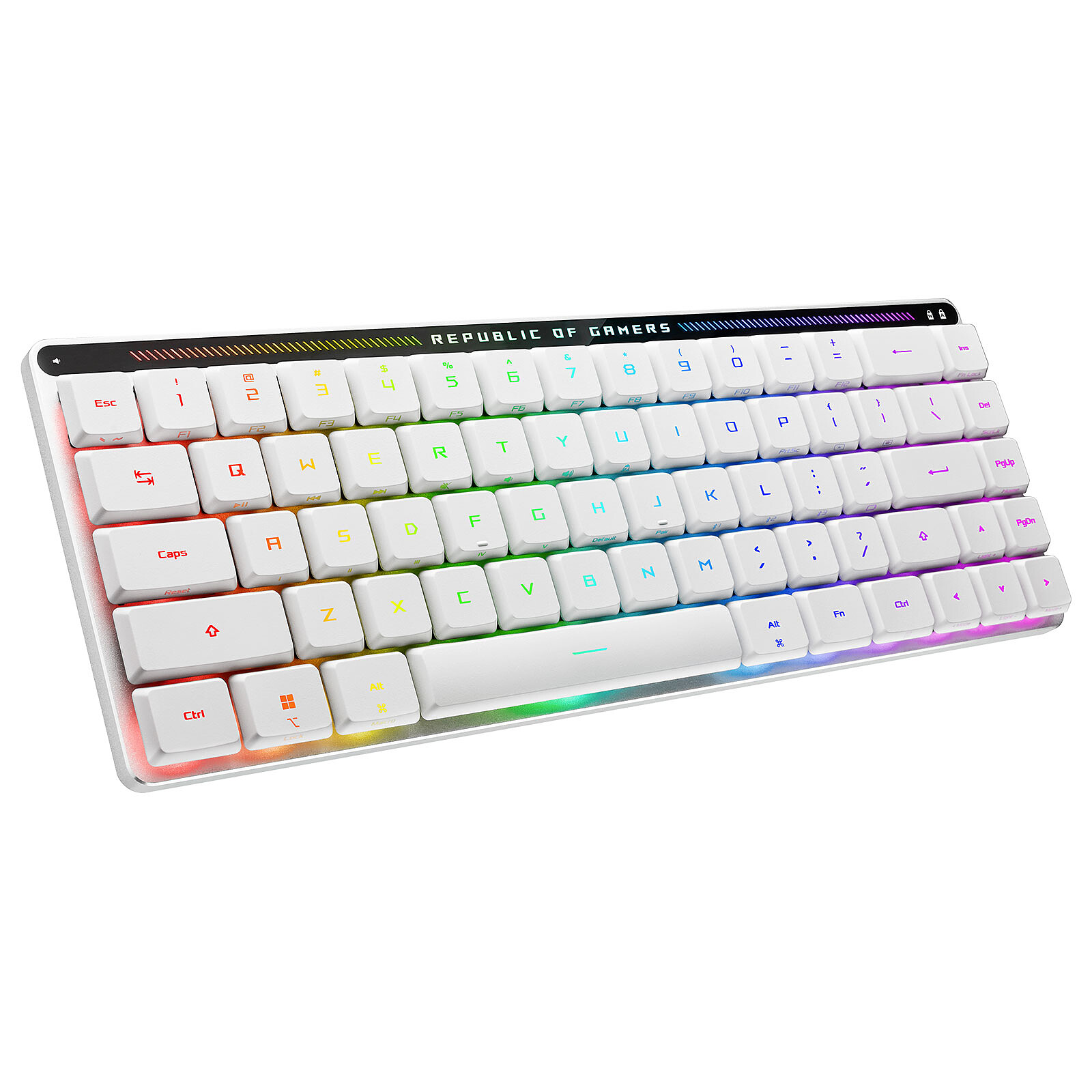 Matériels informatique clavier ASUS ROG Falchion RX Low Profile Blanc infinytech Réunion 03