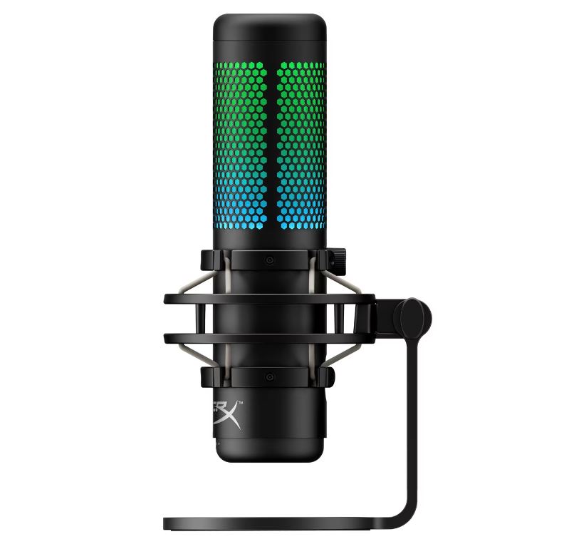 Matériels informatique microphone HP HyperX QuadCast S USB Gris Noir RGB infinytech Réunion 03