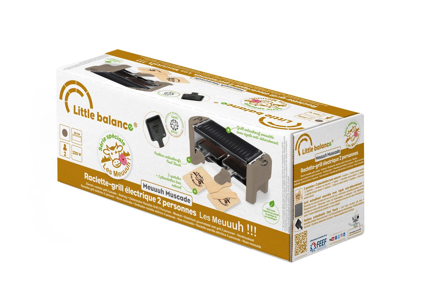 Petit électroménager Appareil à Raclette LITTLE BALANCE Meuuuh Duo Muscade infinytech Réunion 04