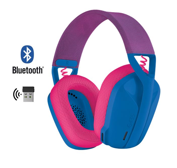 Matériels informatique casque micro LOGITECH G435 LightSpeed Bleu infinytech Réunion 01