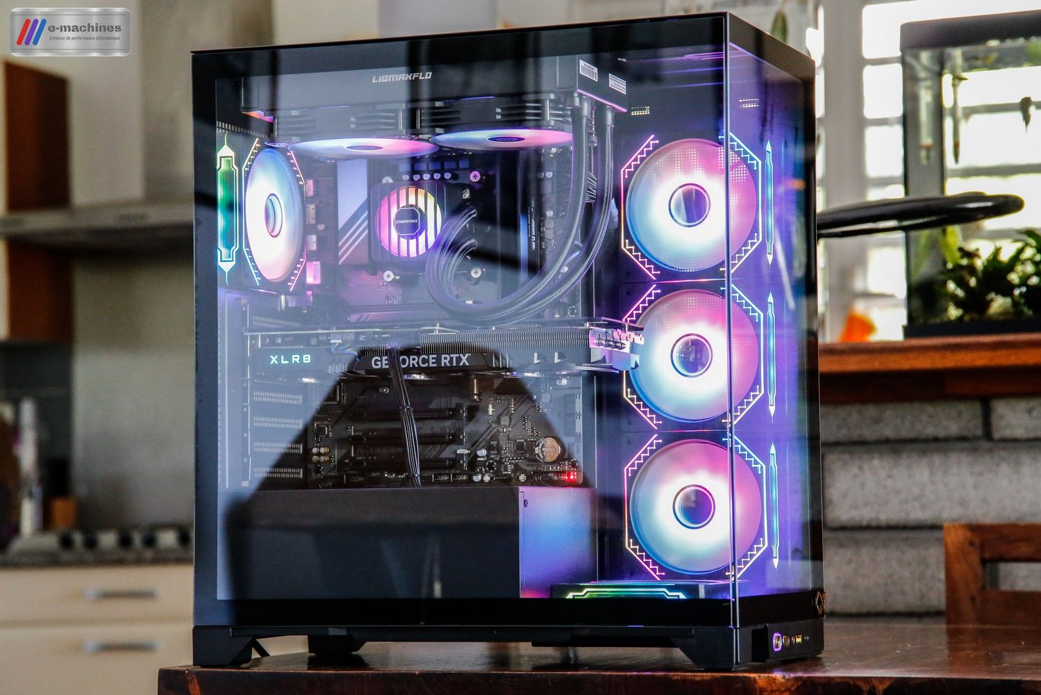 Xigmatek Endorphin Ultra noire i5 14600KF et RTX4070 SUPER infinytech Réunion 03