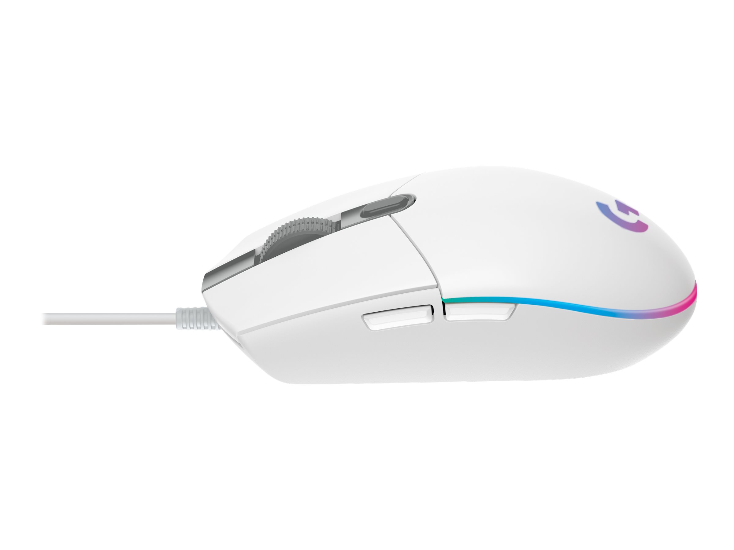 Matériels informatique Souris LOGITECH G203 LightSync Filaire Blanche infinytech Réunion 04