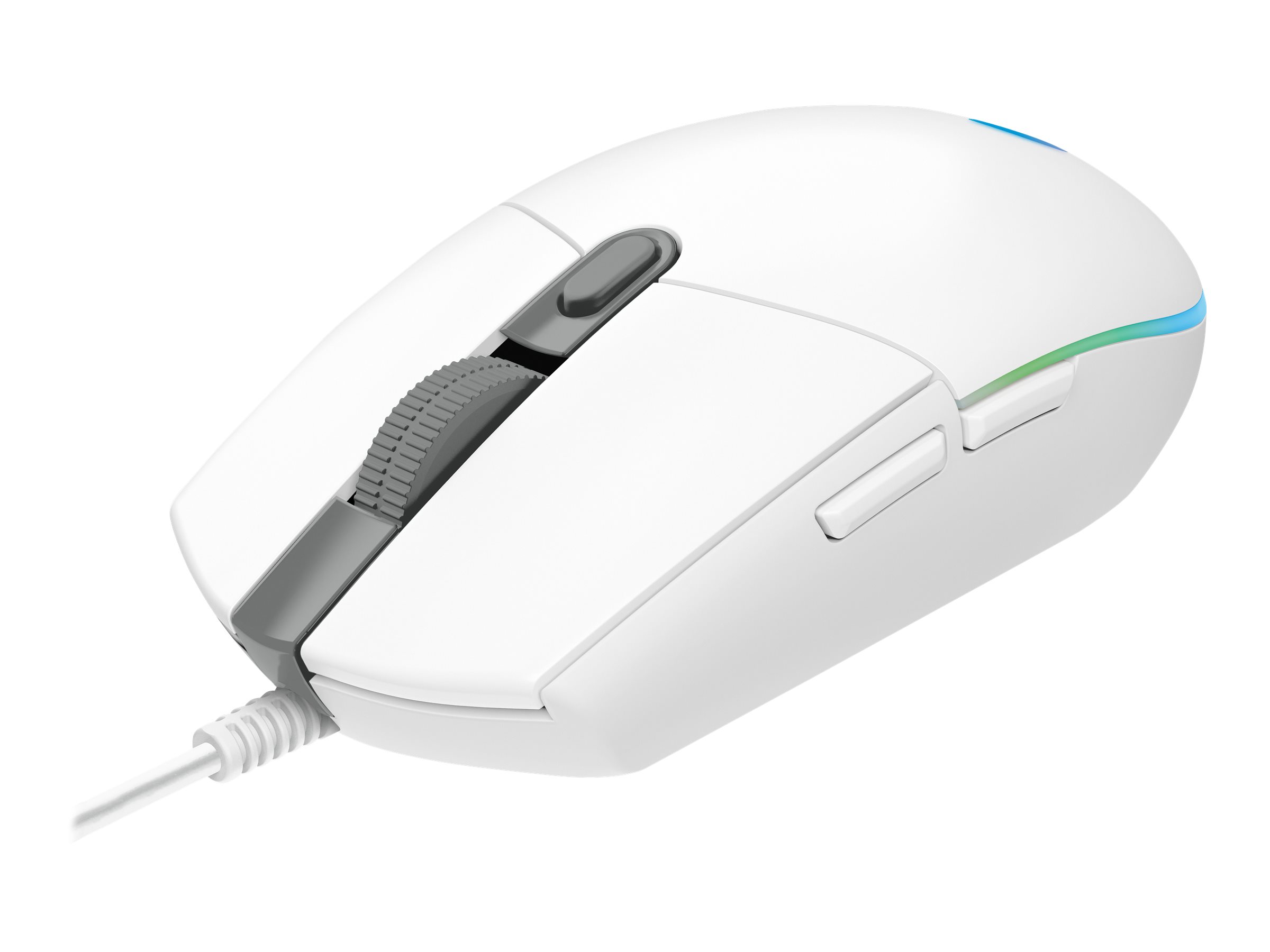 Matériels informatique Souris LOGITECH G203 LightSync Filaire Blanche infinytech Réunion 03