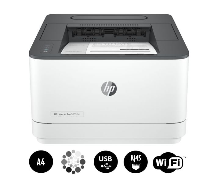 Matériels informatique imprimante laser mono HP LASERJET PRO 3003DW infinytech Réunion 01