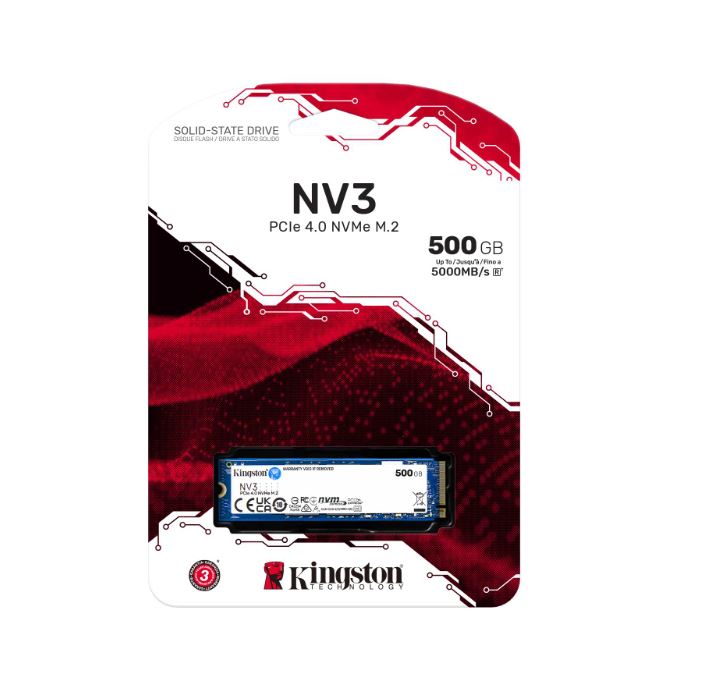 Matériels informatique disque SSD M.2 NVMe 2280 KINGSTON NV3 500Go infinytech Réunion 03