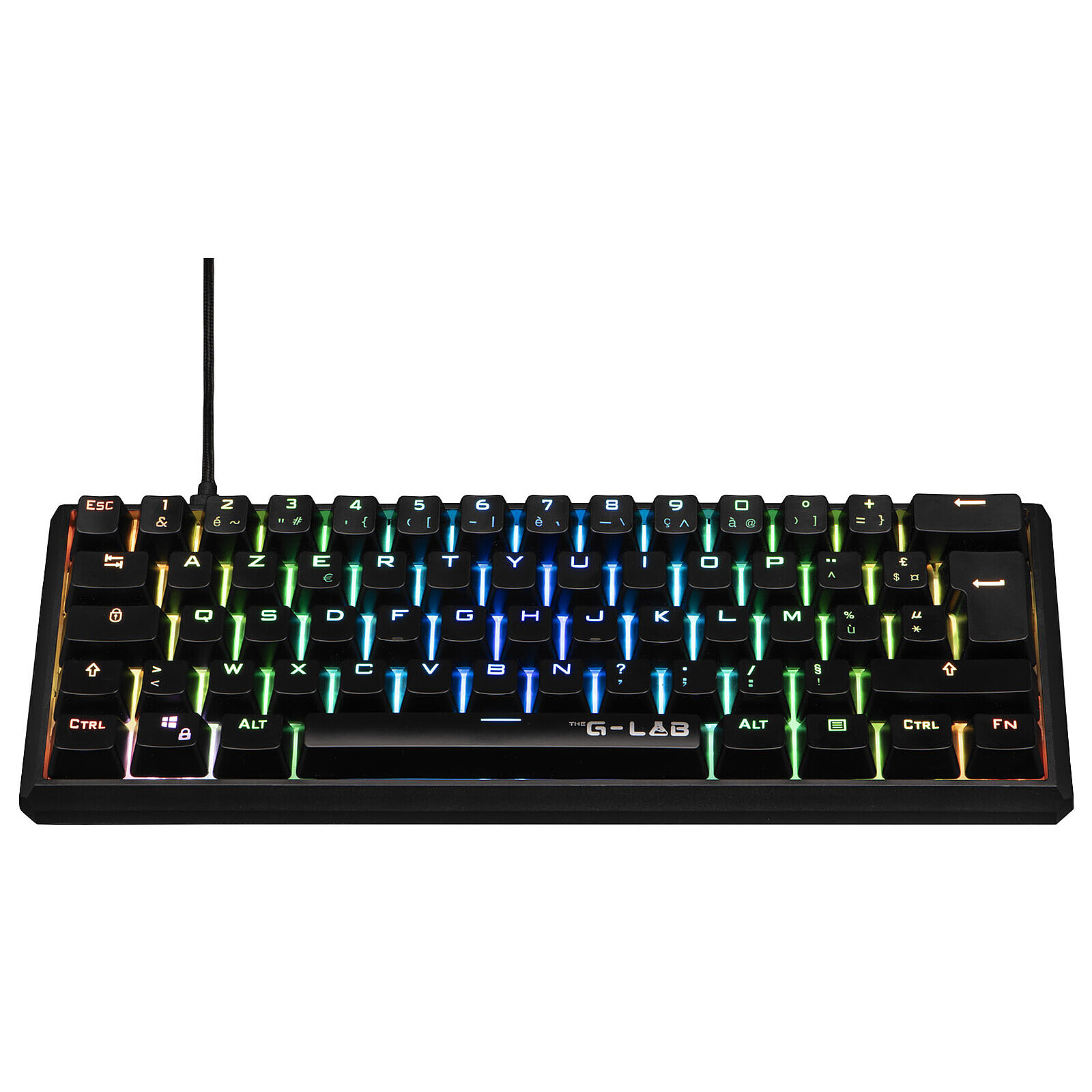 Matériels informatique Clavier THE G-LAB Keyz Thallium Switchs Rouges infinytech Réunion 04