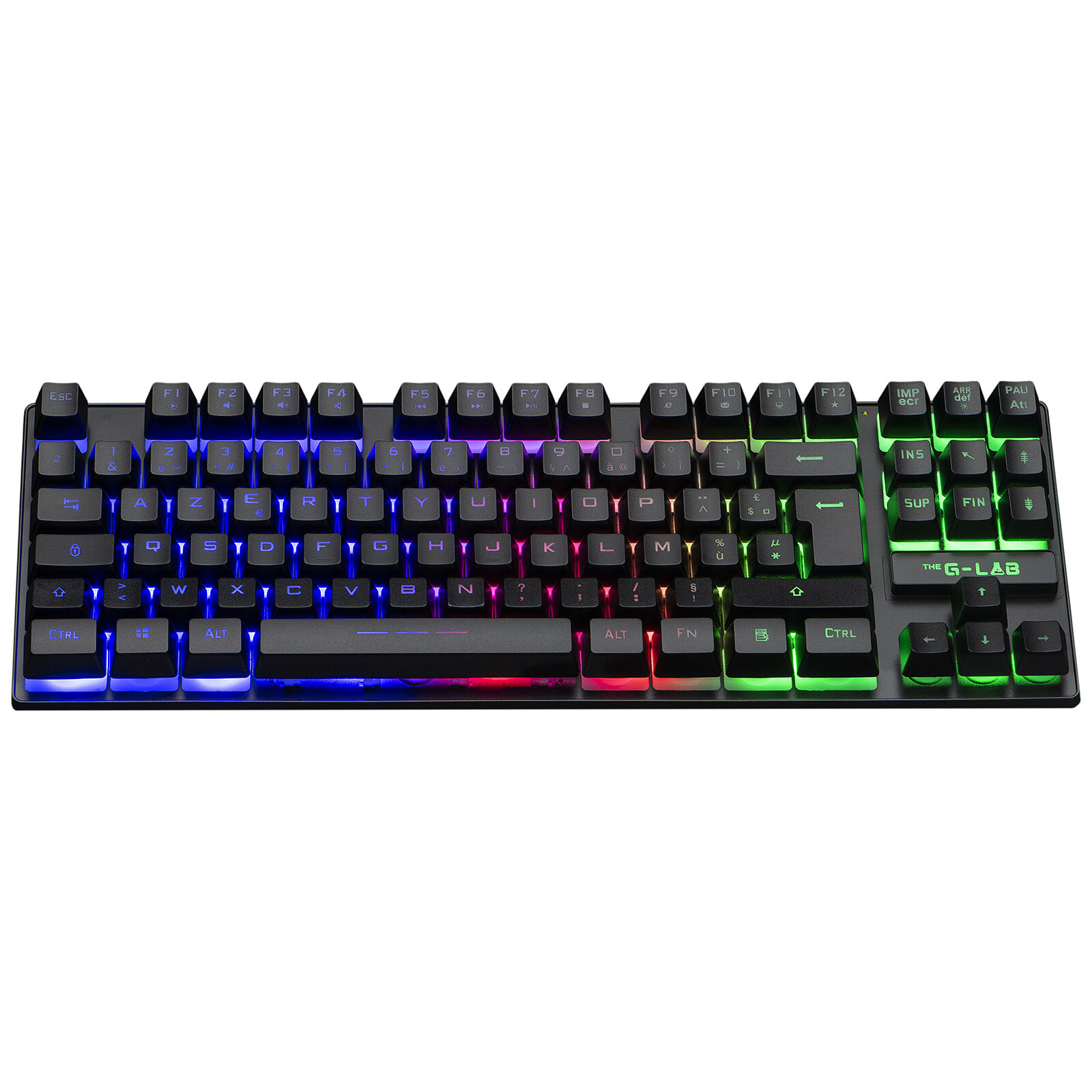 Matériels informatique clavier THE G-LAB Keyz Caesium TKL WL Sans Fil Noir infinytech Réunion 03