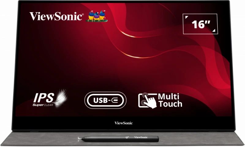 Matériels informatique écran pc mobile VIEWSONIC TD1655 16 pouces Tactile infinytech Réunion 01