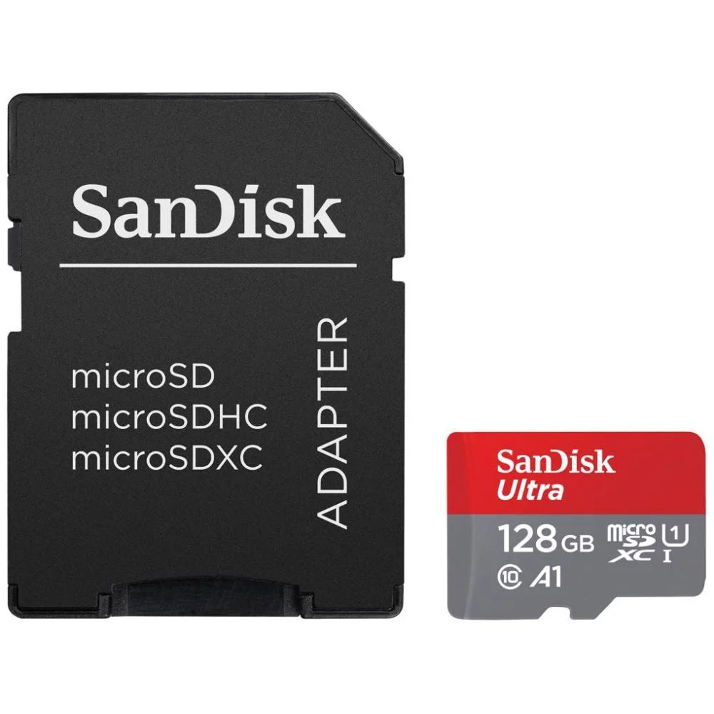 Matériels informatique carte micro SDXC SANDISK Ultra 128Go infinytech Réunion 01