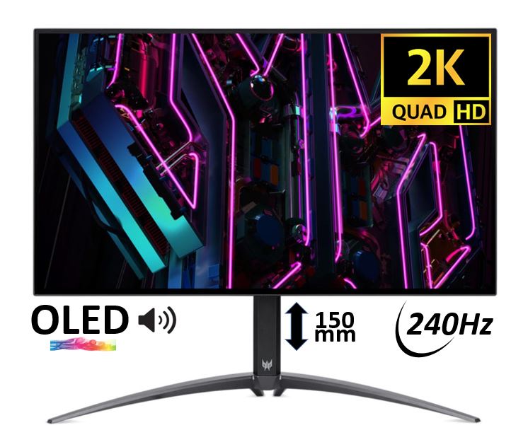 Matériels informatique écran pc ACER Predator X OLED X27U infinytech Réunion 01
