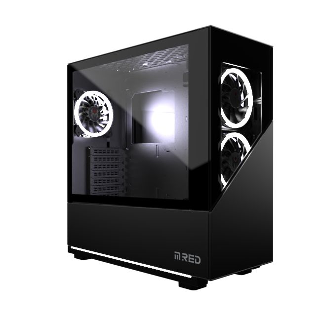 Matériels informatique boitier M.RED ELITE BLACK infinytech Réunion 01