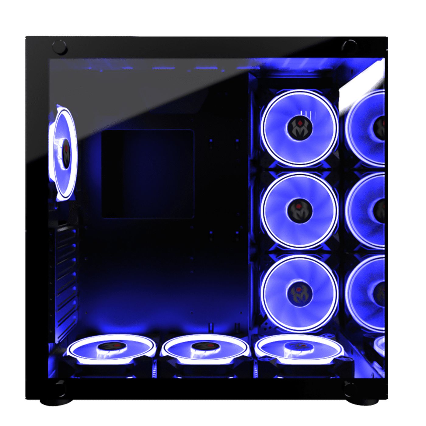 Matériels informatique Boitier M.RED Crystal Sea Noir infinytech Réunion 02