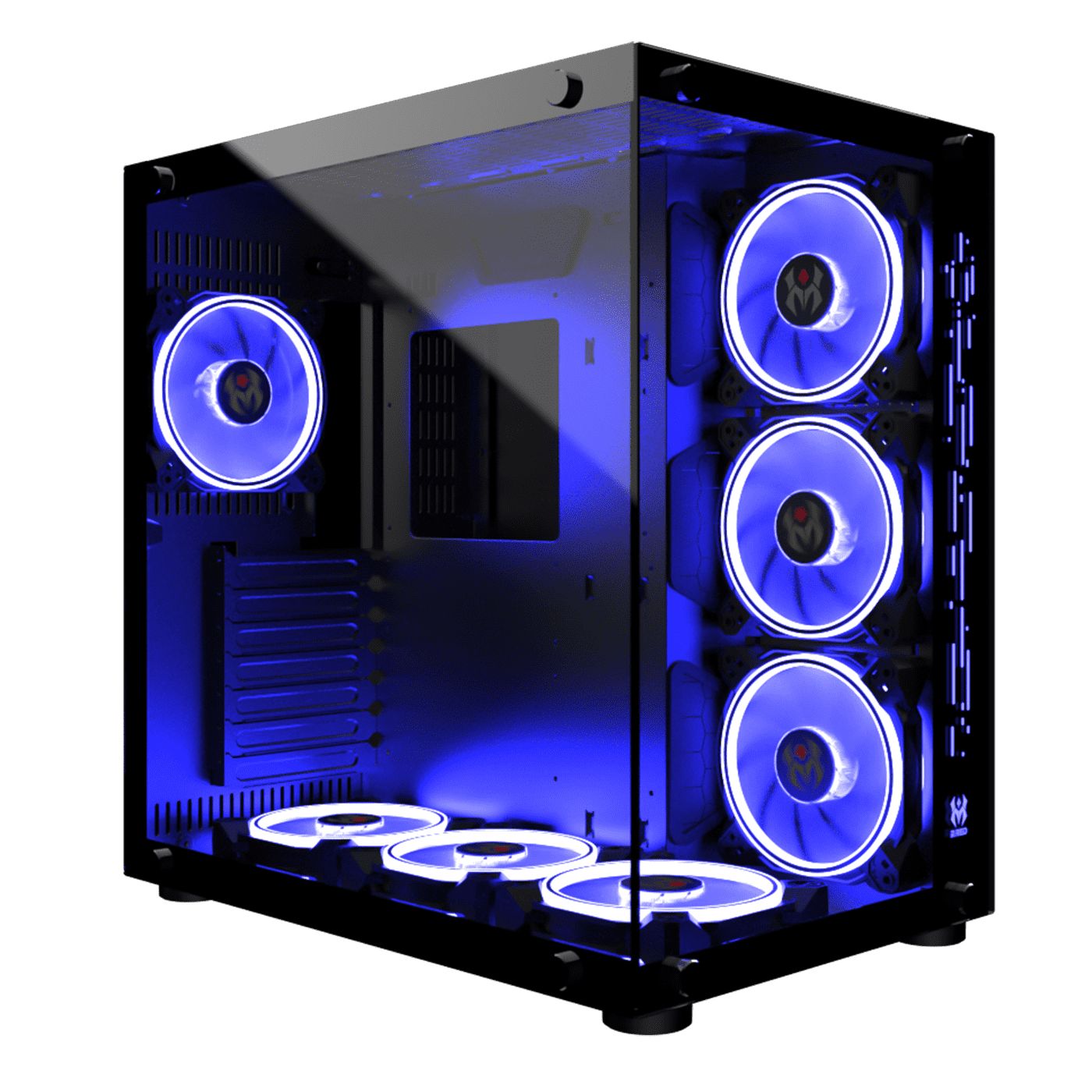 Matériels informatique Boitier M.RED Crystal Sea Noir infinytech Réunion 01