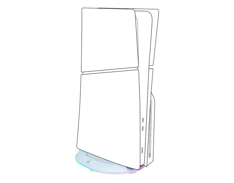 Matériels informatique support vertical de charge NACON pour PlayStation5 Slim infinytech Réunion 02