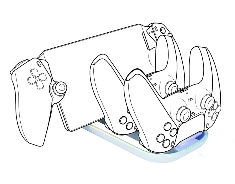 Matériels informatique chargeur NACON pour PlayStation Portal et DualSense infinytech Réunion 01