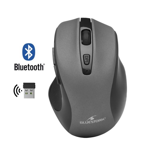 Matériels informatique souris BLUESTORK Office 75 Sans Fil Grise infinytech Réunion 01