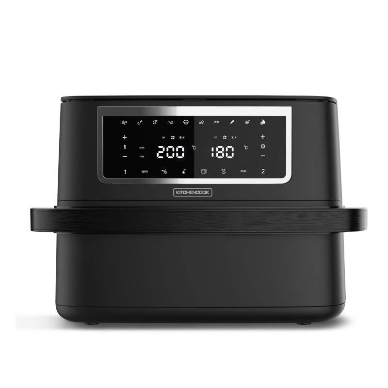 Petit électroménager friteuse sans huile KITCHENCOOK Airmed W Noire infinytech Réunion 01
