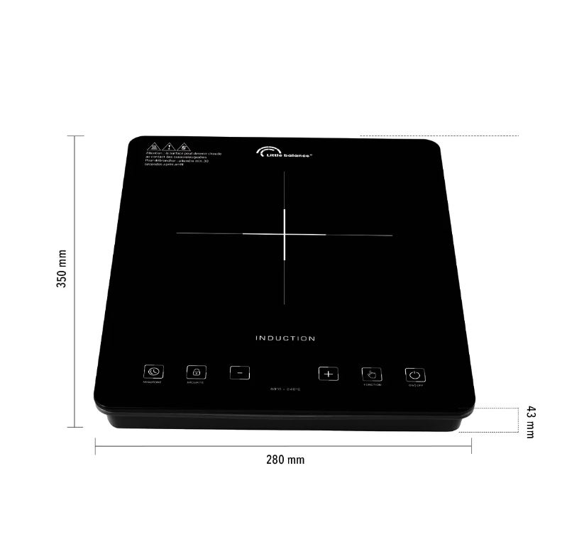 Petit électroménager plaque de cuisson à induction LITTLE BALANCE infinytech Réunion 03