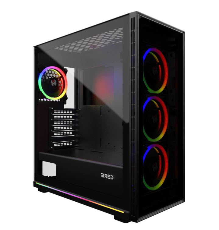 Matériels informatique boitier pc M.RED Black Destroyer MRF-004M infinytech Réunion 02