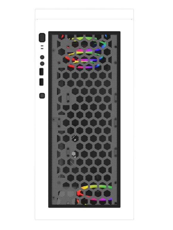 Matériels informatique boitier pc M.RED White Destroyer MR-005M infinytech Réunion 04