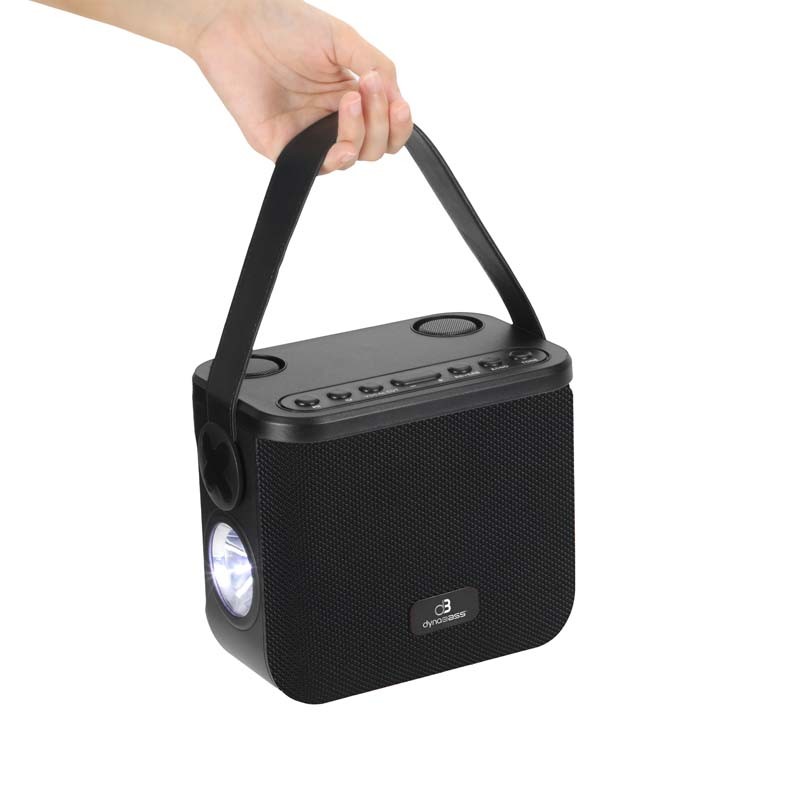 Matériels audio enceinte karaoké DYNABASS DBE50 Noire infinytech Réunion 06