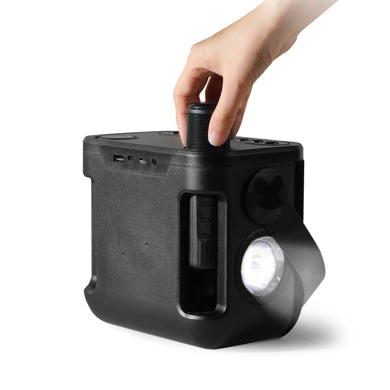 Matériels audio enceinte karaoké DYNABASS DBE50 Noire infinytech Réunion 03