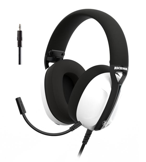 Matériels informatique casque micro AKUMA SEINEN H03 Blanc infinytech Réunion 01