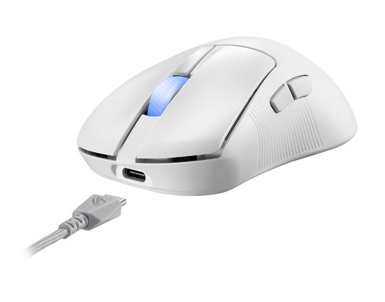 Matériels informatique souris ASUS ROG Keris II Wireless Blanche infinytech Réunion 03