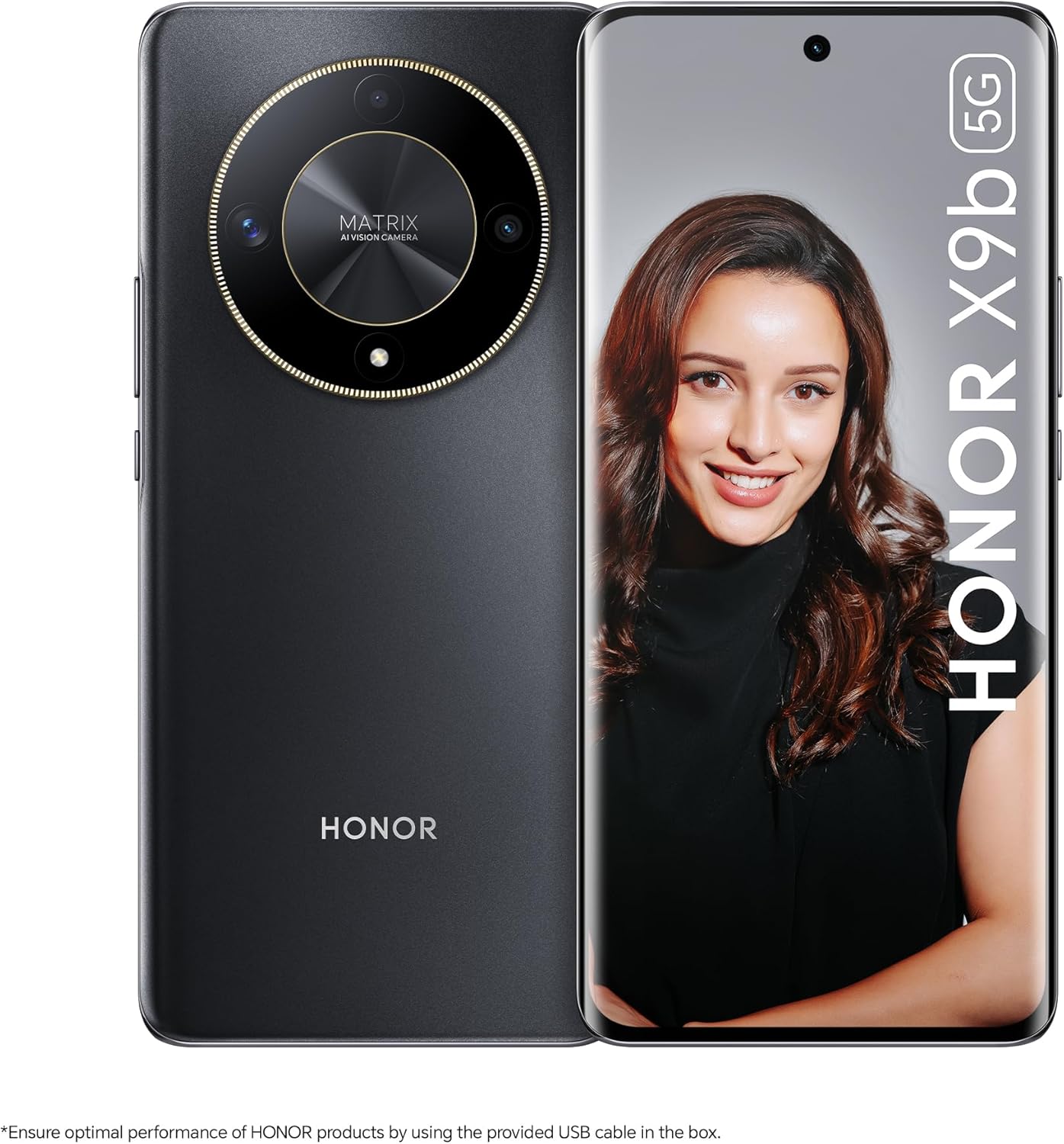Téléphonie mobile smartphone HONOR X9B 12Go 256Go Noir infinytech Réunion 01