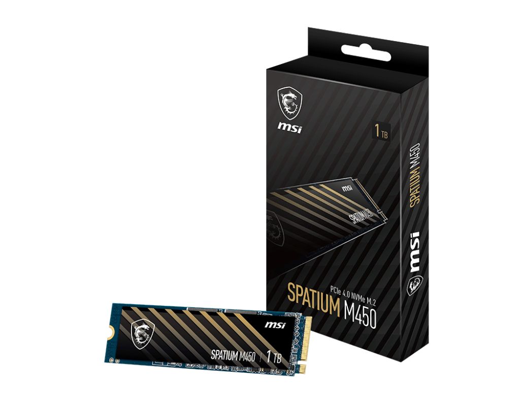 Matériels informatique disque SSD M.2 NVMe MSI Spatium M450 1To infinytech Réunion 02