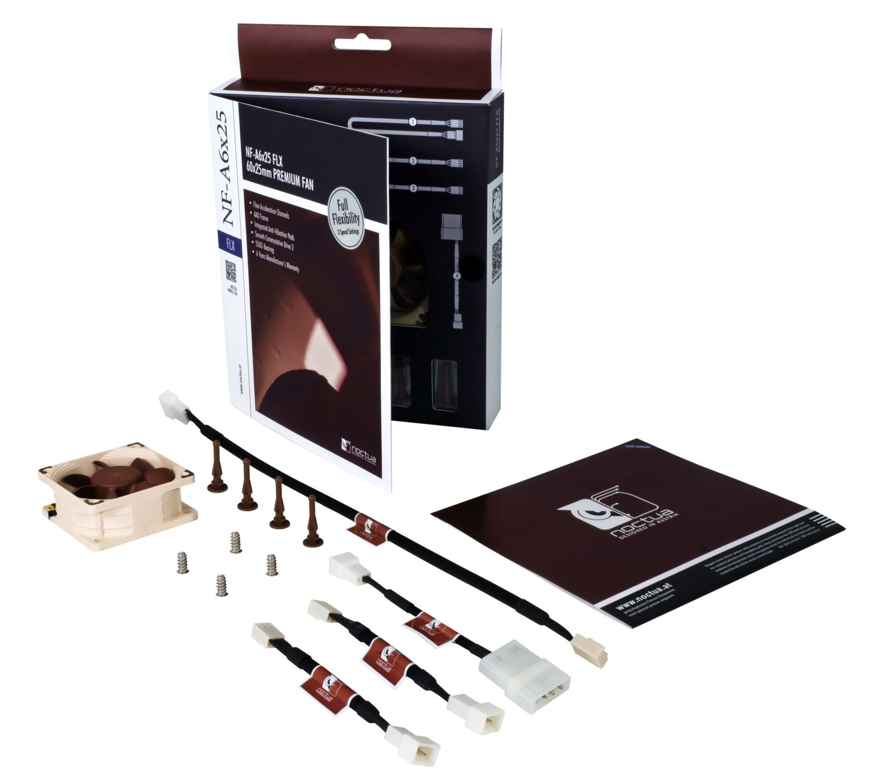 Matériels informatique ventilateur NOCTUA NF-A6x25 FLX 60mm infinytech Réunion 04