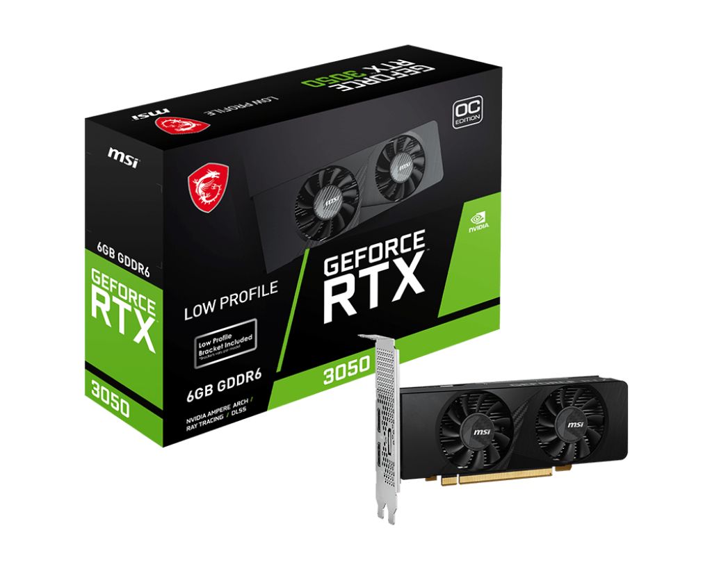 Matériels informatique MSI RTX 3050 LP 6G OC infinytech Réunion 01