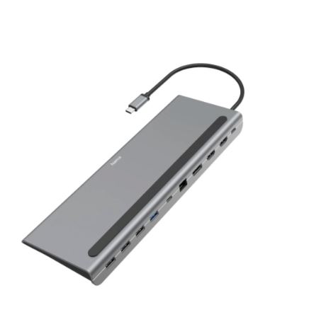 Matériels informatique Station d'accueil USB-C HAMA Connect2Office 10 ports infinytech Réunion 01