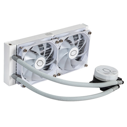Matériels informatique watercooling Cooler Master MasterLiquid 240L Core ARGB Blanc infinytech Réunion 04
