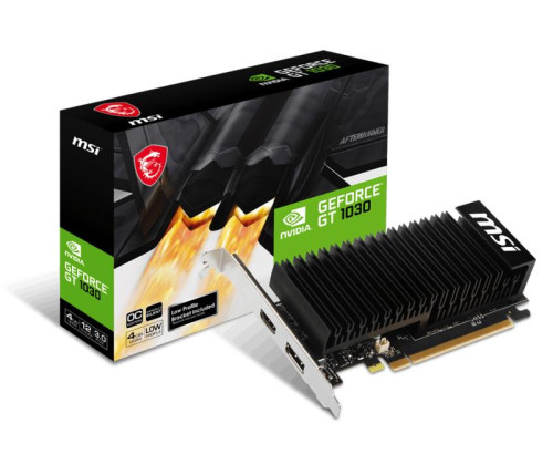 Matériels informatique carte graphique MSI GT 1030 4GHD4 LP OC infinytech Réunion 01