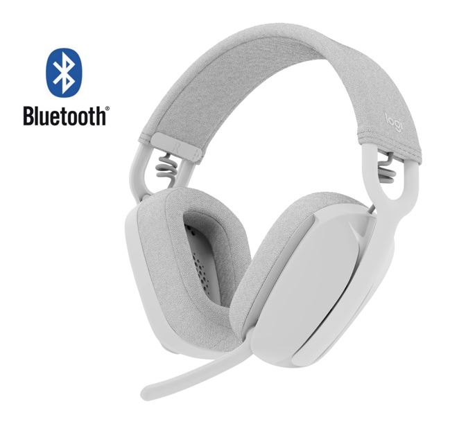 Matériels informatique casque micro LOGITECH Zone Vibe 100 Bluetooth Blanc infinytech Réunion 01