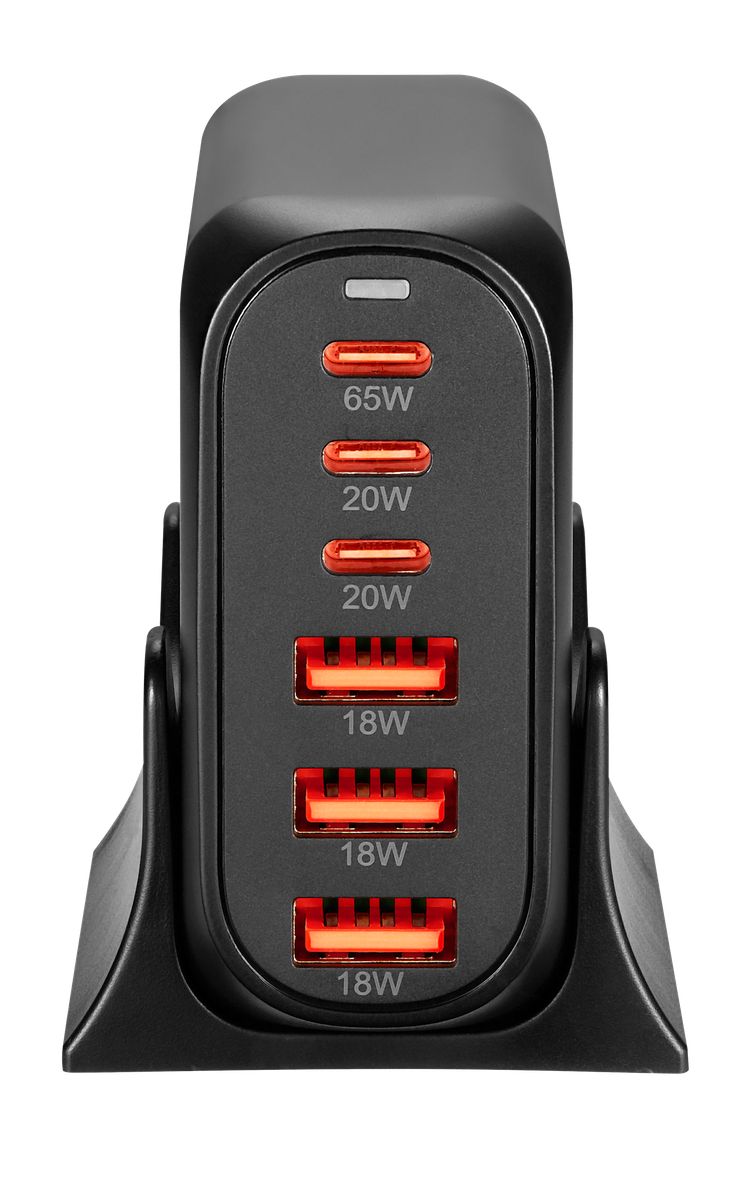 Matériels informatique chargeur VOLKANO VK-8066-BK 6 ports infinytech Réunion 02