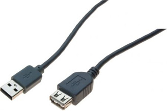 Matériels informatique rallonge USB 2.0 Type AA 1m Grise infinytech Réunion 01