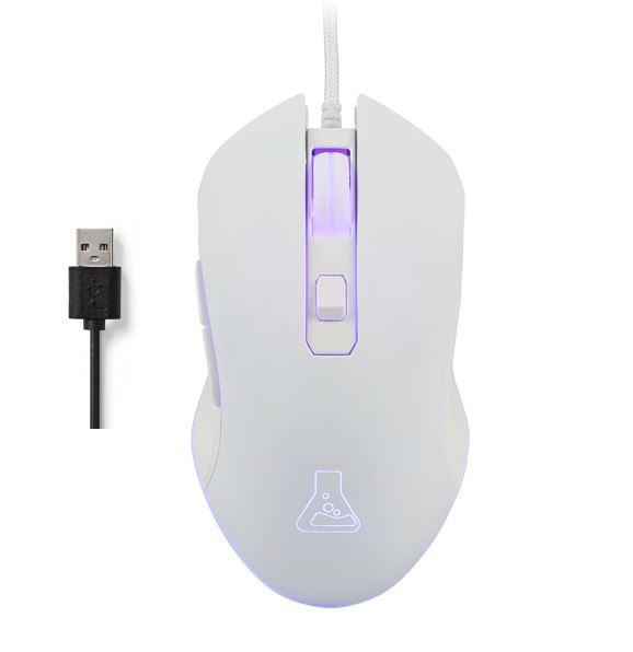 Matériels informatique souris THE G-LAB Kult Helium Filaire RGB Blanche infinytech Réunion 01