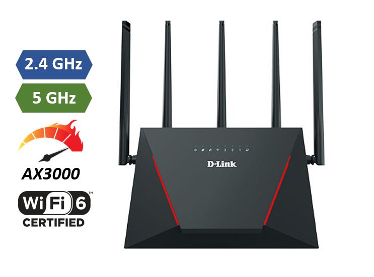 Matériels informatique routeur Wi-Fi 6 D-LINK DIR-X3000Z AX3000 infinytech Réunion 01