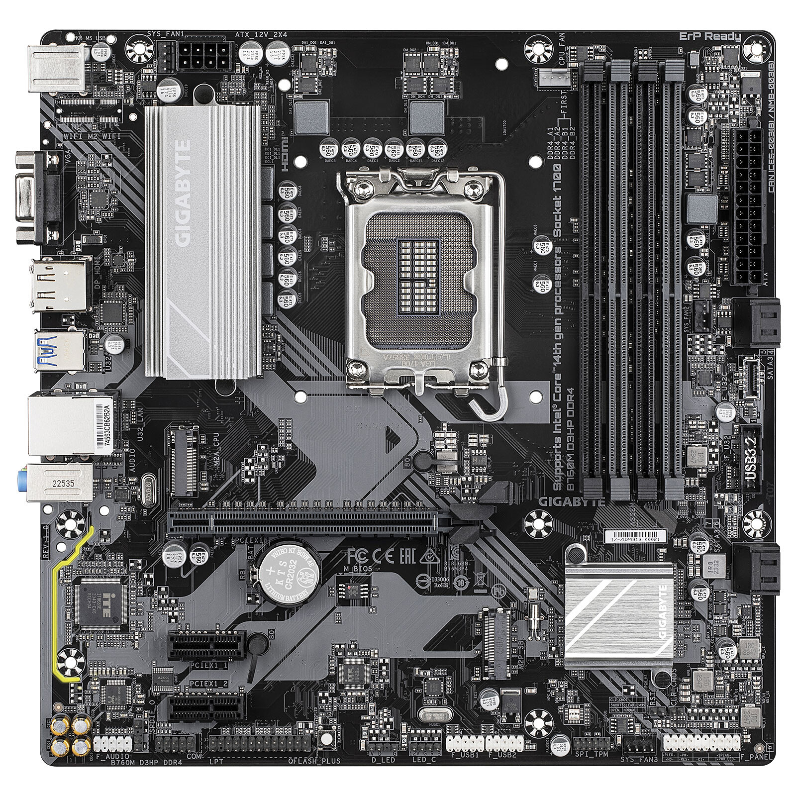 Matériels informatique carte mère Gigabyte B760M D3HP DDR4 infinytech Réunion 04