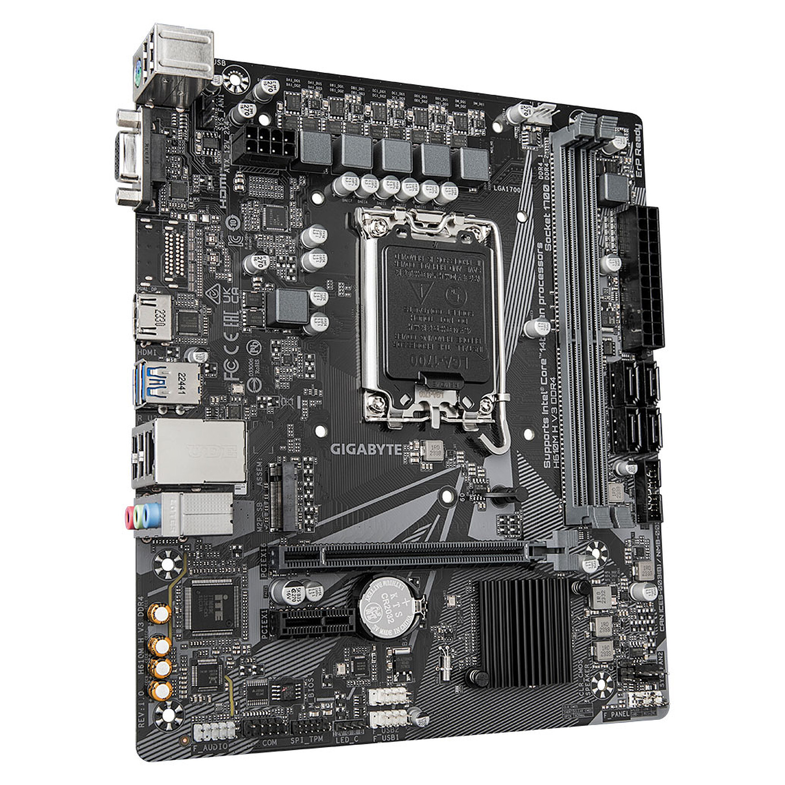 Matériels informatique carte mère Gigabyte H610M H V3 DDR4 infinytech Réunion 05