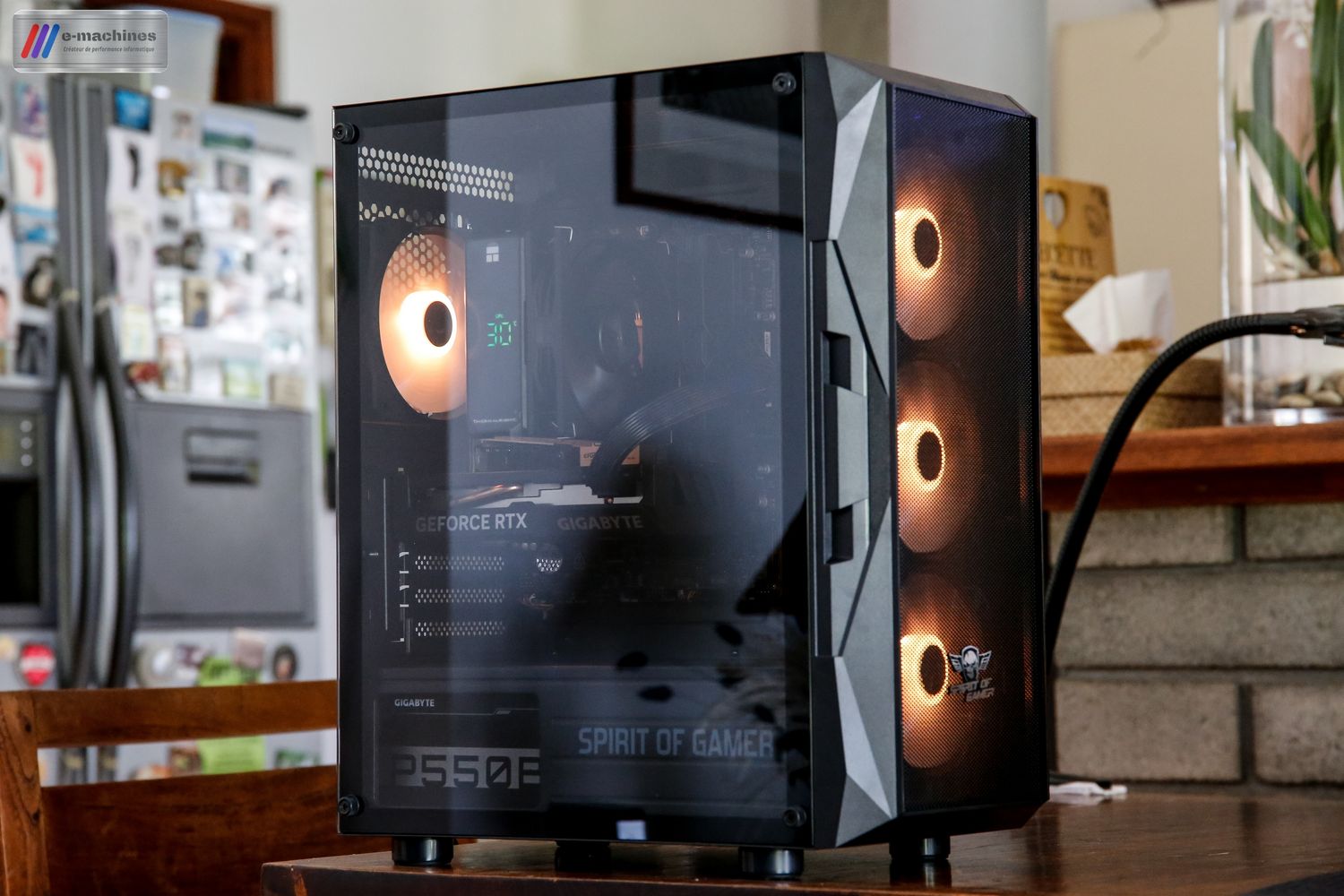 Matériels informatique Spirit of Gamer Rogue VII i5 14400F et RTX 4060 Gigabyte infinytech Réunion 04