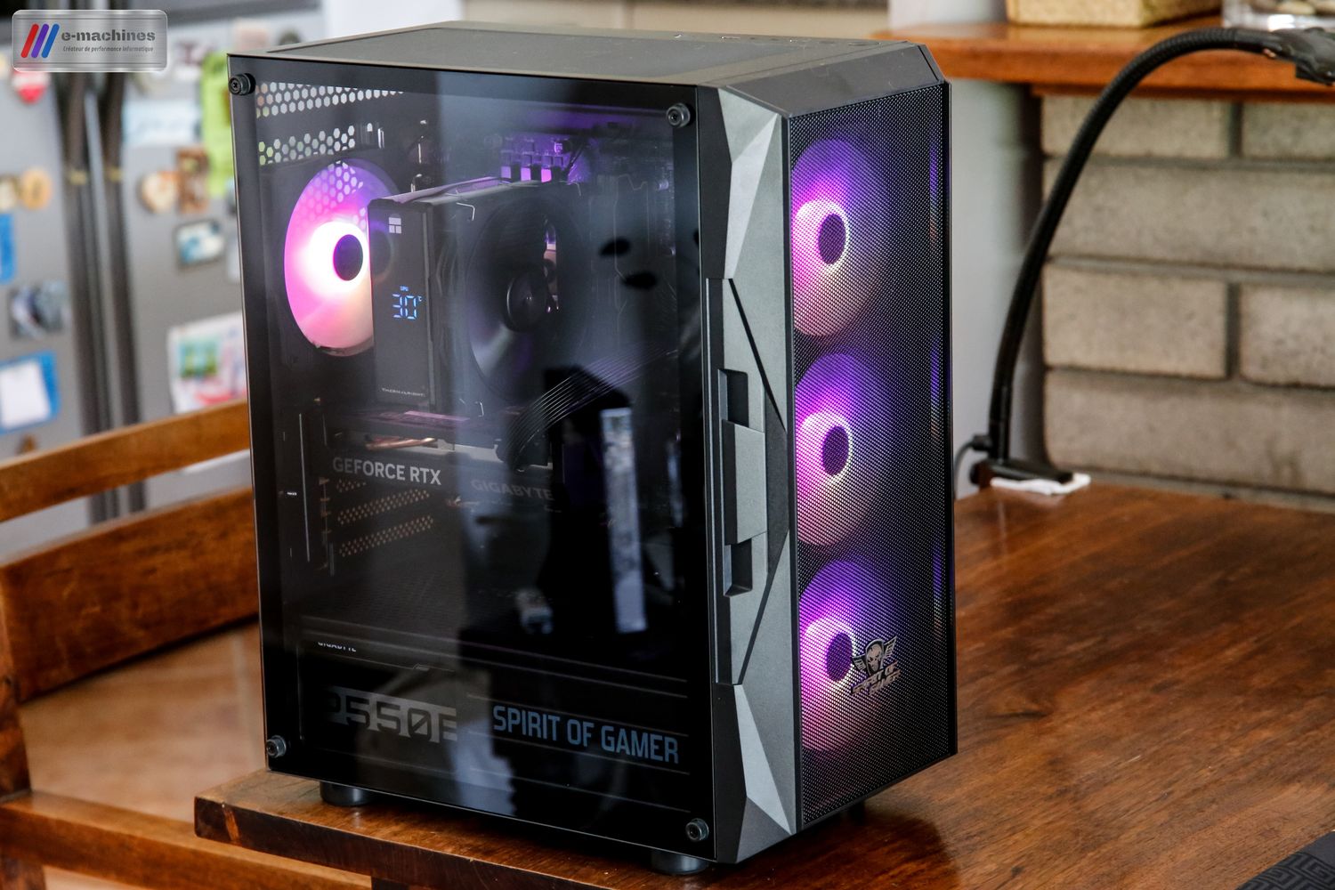 Matériels informatique Spirit of Gamer Rogue VII i5 14400F et RTX 4060 Gigabyte infinytech Réunion 03