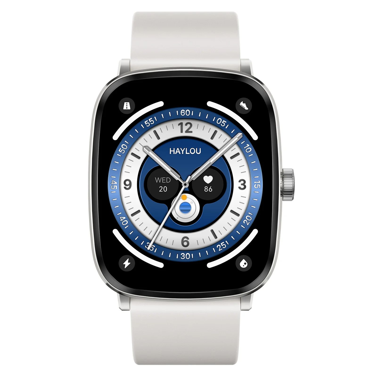 Objets connectés montre connectée HAYLOU RS5 Argent infinytech Réunion 01