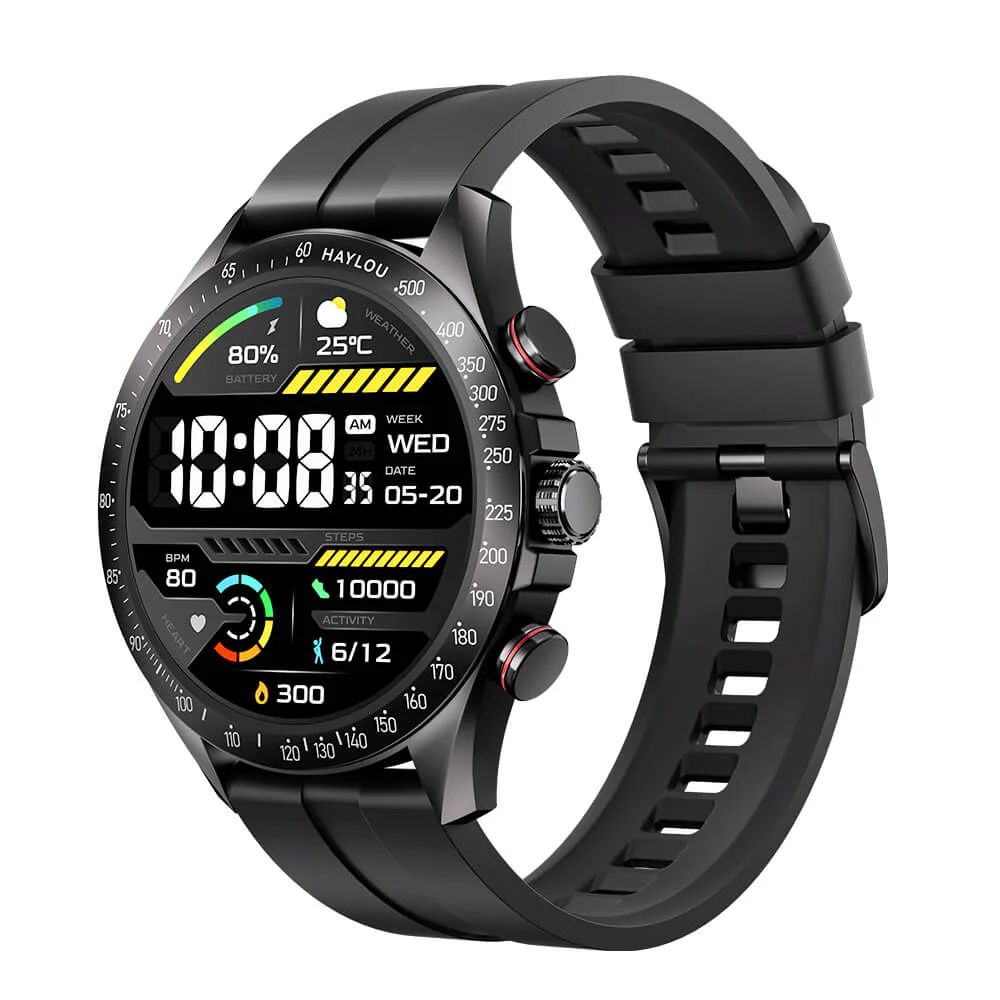 Objets connectés montre connectée HAYLOU Solar Pro Noire infinytech Réunion 01
